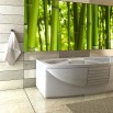 Fototapeta z bambusowym lasem w łazience