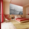 Fototapeta pochmurny most Vasco da Gama - aranżacja sypialni
