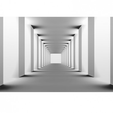 Nowoczesny tunel | Fototapeta powiększająca wnętrze