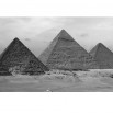 Fototapeta piramidy czarno biała