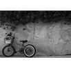Fototapeta mały rowerek - czarno biała