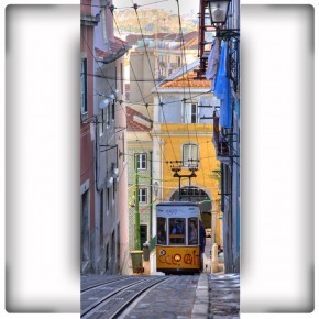 Fototapeta tramwaj Lizbona