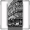 Fototapeta francuska kawiarnia czarno biała