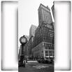 Fototapeta West 44 th street - czarno biała
