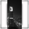 Fototapeta Emiraty w kolorze czarno białym