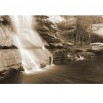 Fototapeta biały wodospad w sepii