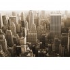 Fototapeta wieżowce Manhattanu w sepii