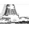 Fototapeta wieża Eiffela - grafika