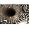 Fototapeta spiralny tunel w sepii