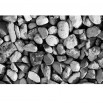 Fototapeta otoczaki w kolorze czarno białym