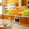 Tapeta na ścianę kuchni - owoce w wodzie
