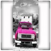 Fototapeta różowy samochód