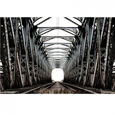 Fototapeta z motywem mostu kolejowego