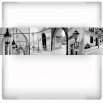 Fototapeta kolaż zdjęć Krakowa | Czarno biała