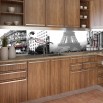 Fototapeta paryski kolaż w aranżacji kuchni