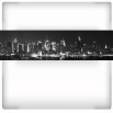 Fototapeta nabrzeża Nowego Jorku wkolorze czarno białym