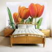 Aranżącja fototapety bukiet tulipanów