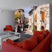 Fototapeta romantyczna uliczka jako ozdoba ściany w salonie